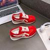 Retro fashion lace-up Forrest Gump shoes 2025 summer new versatile casual little white shoes women's breathable sports moral training shoes