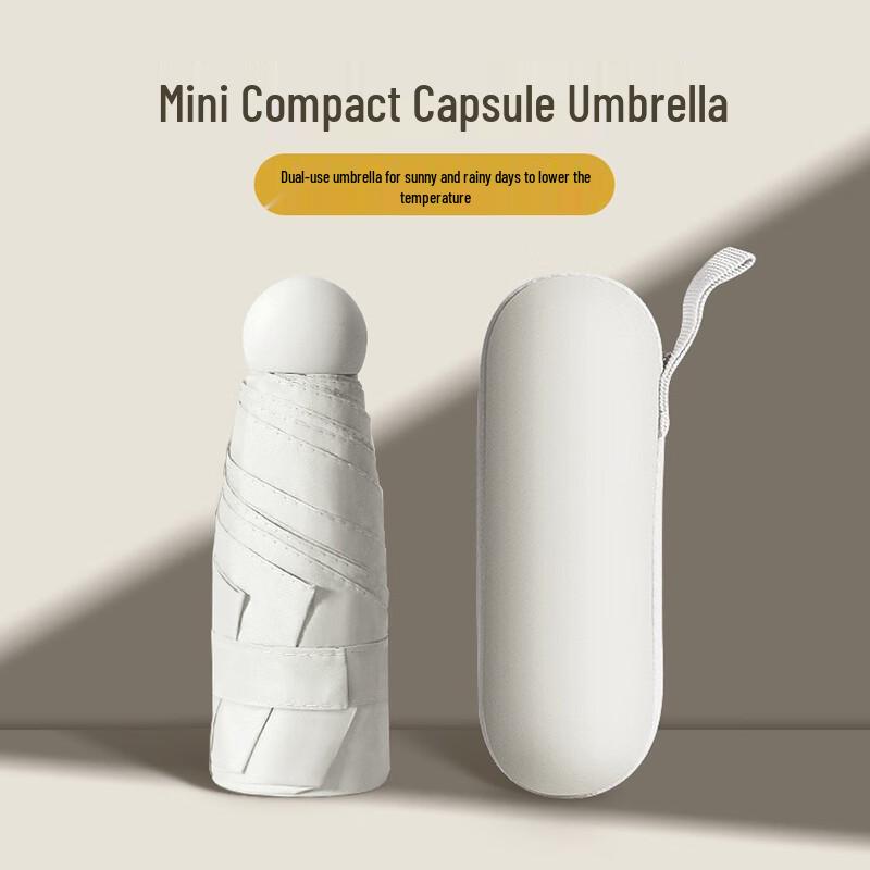 Rainy Modern Compact 5-Fold UV Protection Umbrella