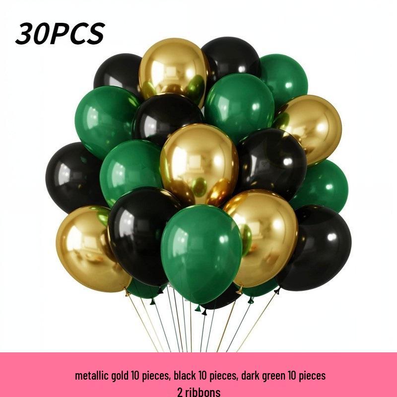12" Sequin Confetti Balloons - Set of 30 for Christmas, Halloween, and Birthdays