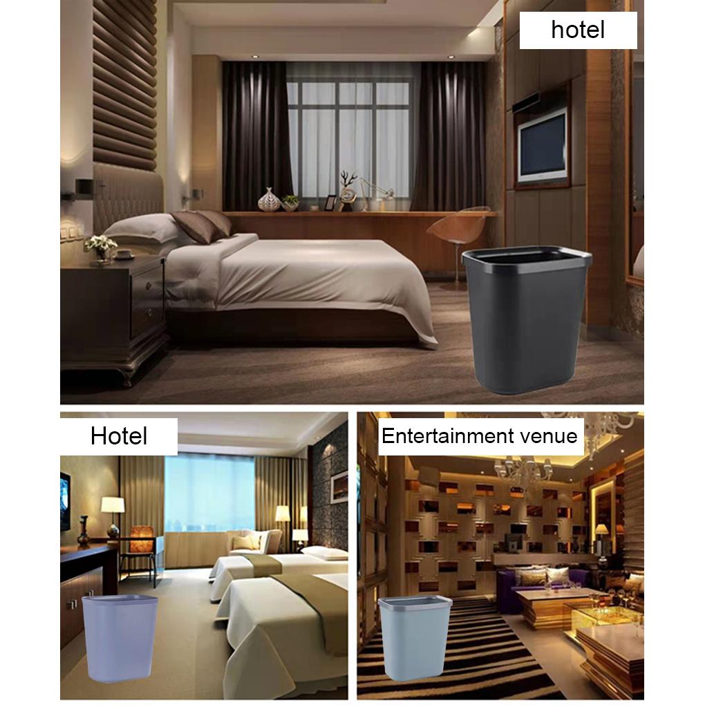 PP Hotel Flame-resistant Garbage Bin With 100KG Load-bearing Capacity Garbage Bin Hotel Protection