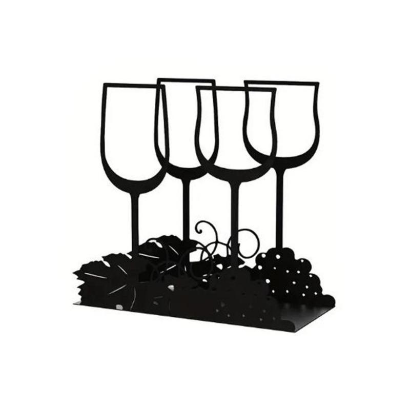 

Elegant Iron Napkin Holder for Home Restaurant Use Practical Tabletop Storage and Decoration Accessory 1
