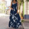 Women's Slip Dress Maxi Long Dress Butterfly Pattern Print Dress Spring & Summer Leisure Vacation