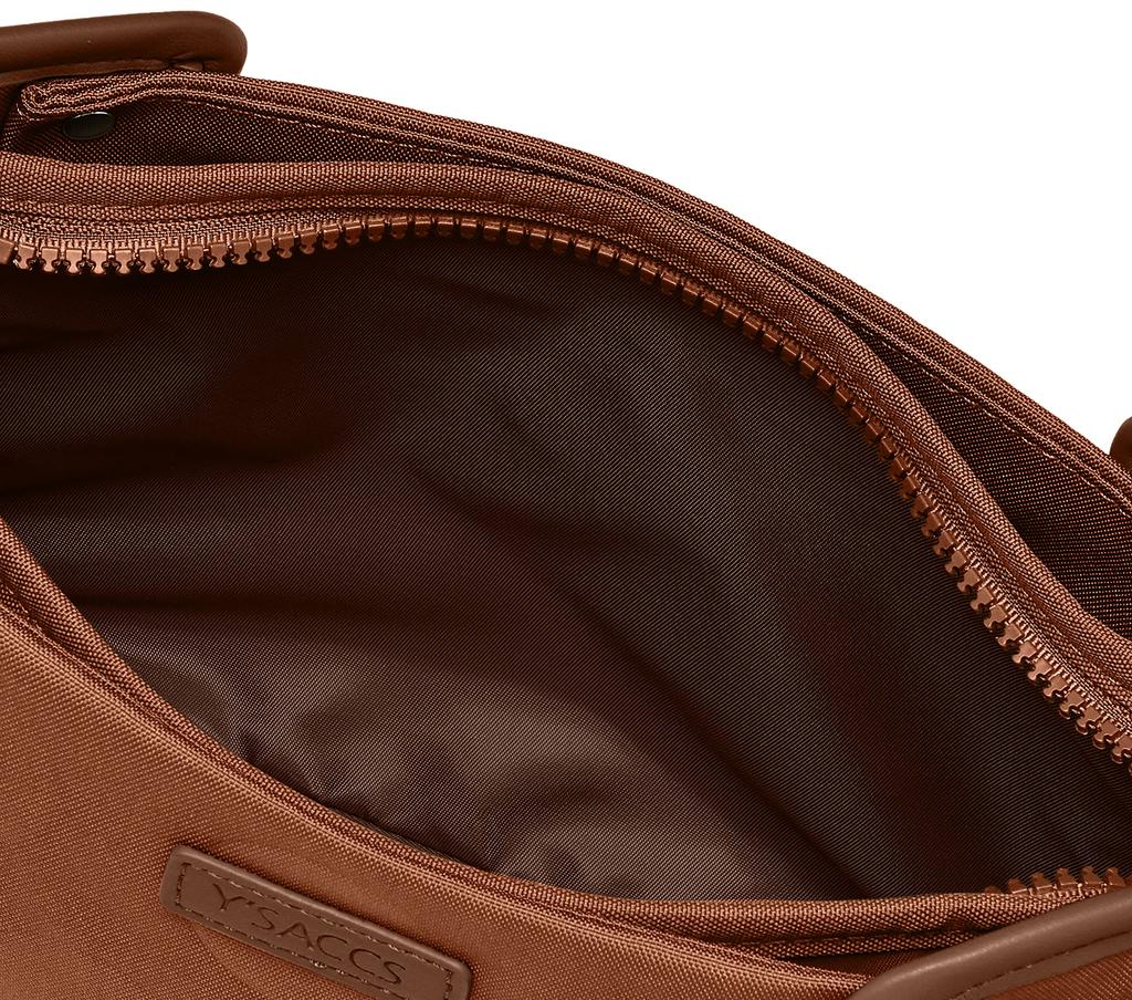 Shoulder Heat Embossed Polka Dot Brown [Isaac] Bag, Pochette, Women's, (20)