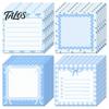 Decorative Memo Pads for Gifts Bow Pads, Cute Strong Adhesive Page Markers, Colorful Gel Pen Compatible Notes Self-Stick Students Office, Reminder