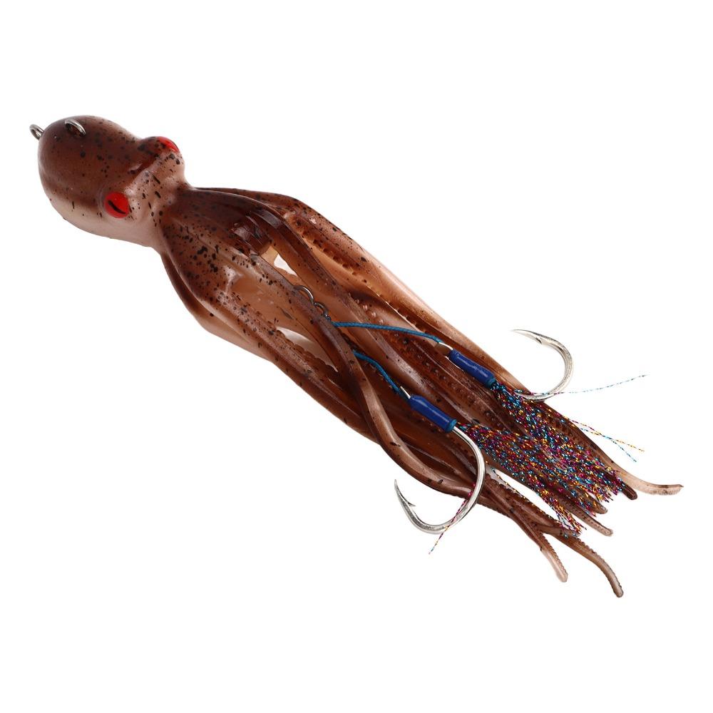 250g Tintenfischköder TPE Angelköder Langlebige Swimbait Köder Salzwasserfischen