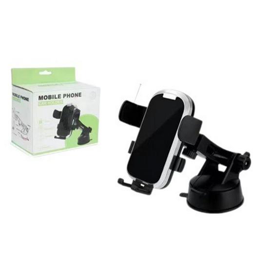 Universal Adjustable Suction Cup Car Phone Holder чёрный