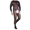 Sexy Women 10D Thin Open Crotch Bodysuit Bandage Sexy Tight Body Stockings Elastic Bodyhouse Sheer See Through Maid Leotard