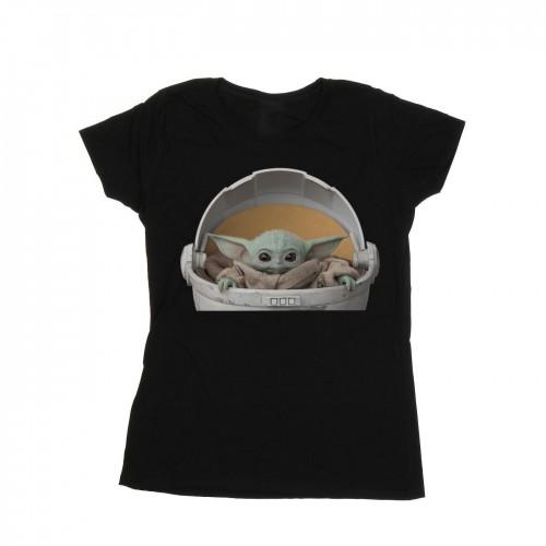 

Star Wars Womens/Ladies The Mandalorian The Child Pod Cotton T-Shirt XXL білий