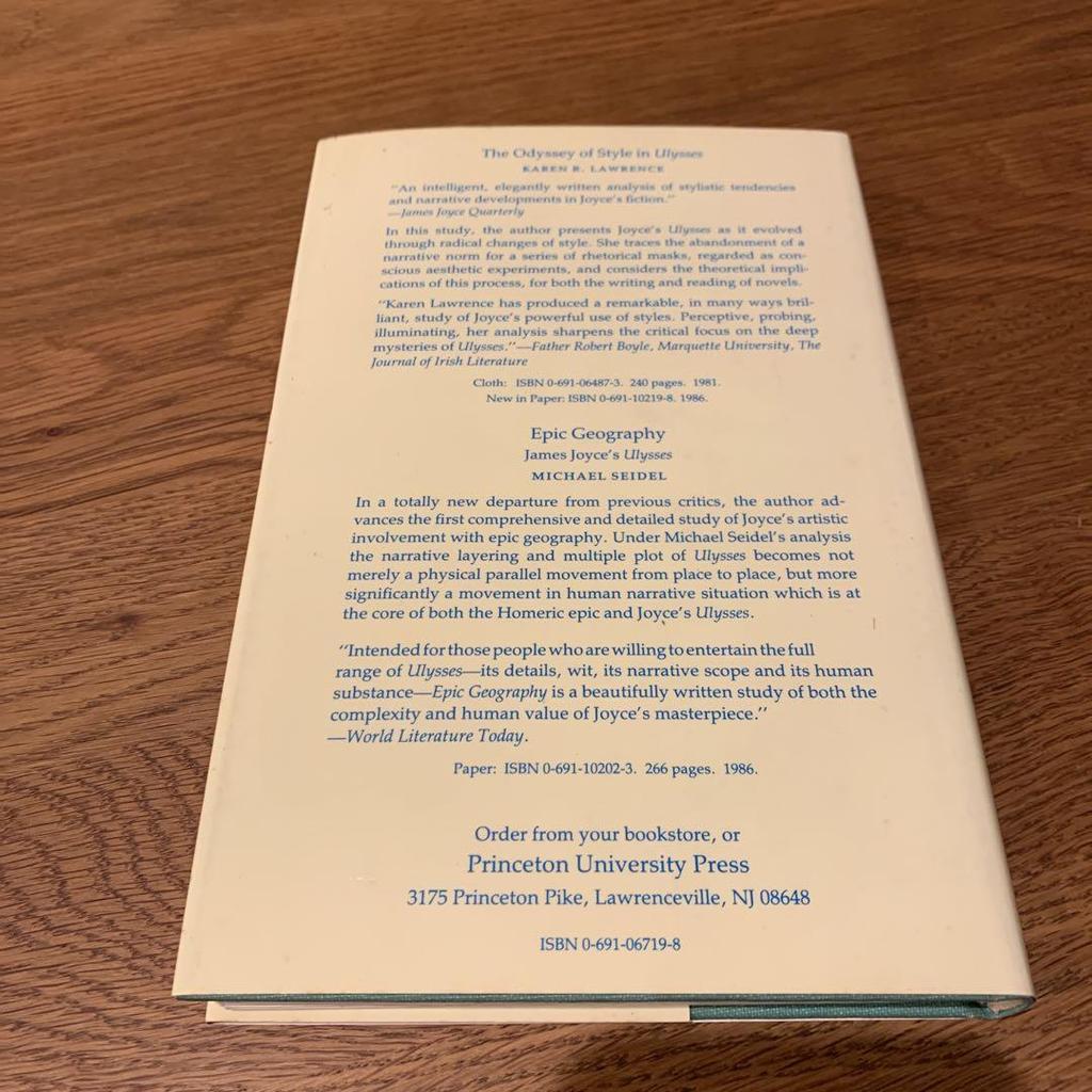 [USED] Joyce's Uncertainty Principle