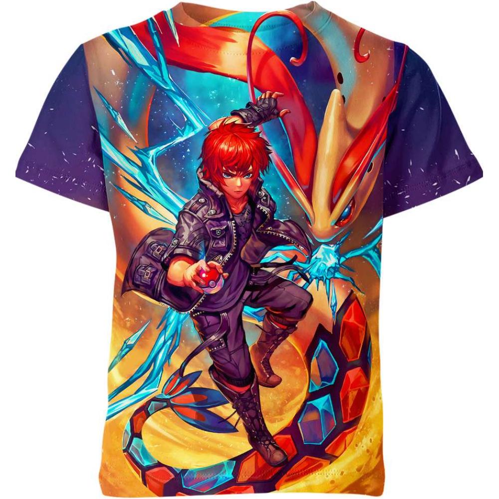Pokemon Estate 2026 Nuovo Costume Cosplay per Bambini e Bambine Serie Stampa 3D Maglietta Cartone Animato Bambini Casual Strada Sport