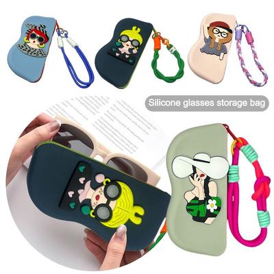 New Multifunctional Glasses Bag Dustproof Waterproof Small Items Bags Silicone Cosmetic Bags