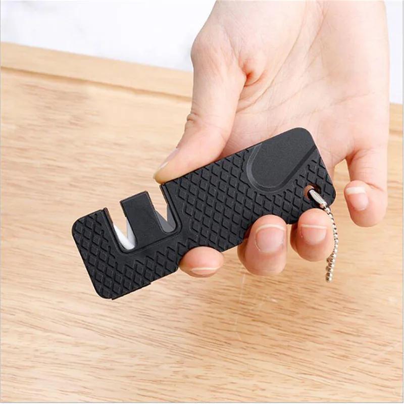Messerschärfer Taschenformat Keramikschärfer Diamantwerkzeug Schärfer für Scheren Zahnräder Angelhaken Karbid Messerschärfstein Outdoor Multiwerkzeuge