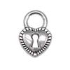 Key Charms Multi Color Alloy Locks Pendants For Romantic Themed Jewelry