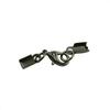 24 Pieces Multicolor Lobster Claw Clasp Leather Crimp Cord Clip Ends Crafts