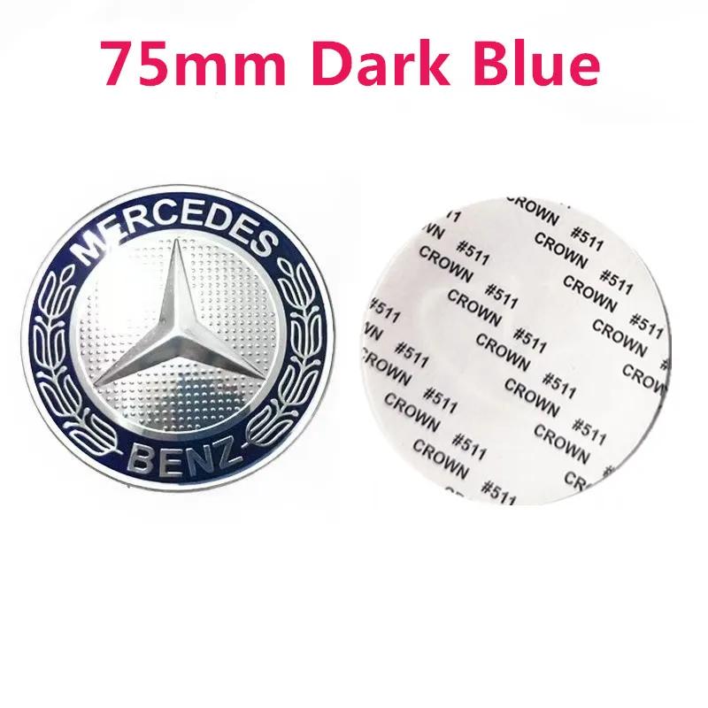 

Hot Car Sticker 4pcs 56mm 60mm 65mm 75mm Car Wheel Center Hub Emblem Sticker For Mercedes Benz W203 W204 W205 W213 W210 W211 W21