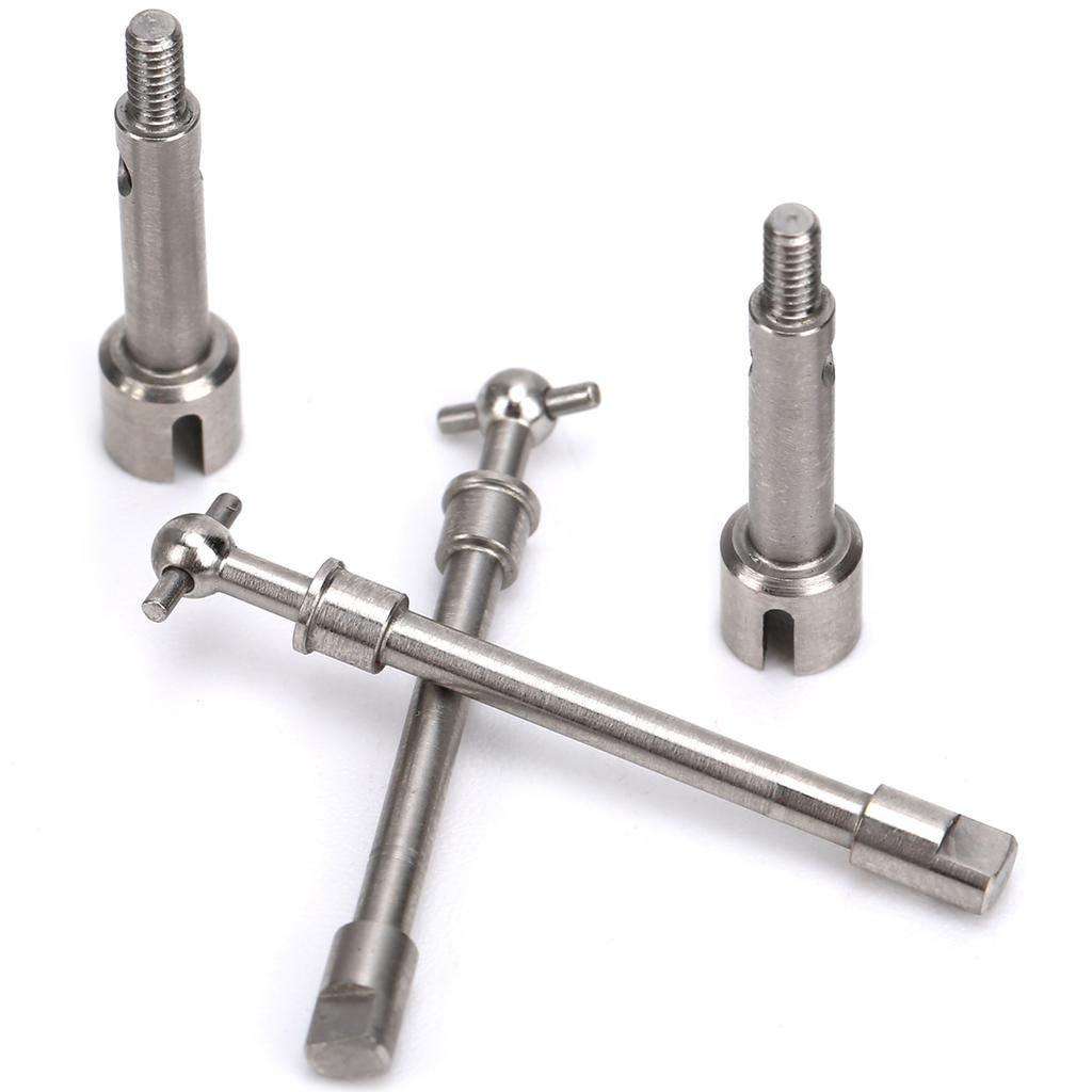 Stainless Steel Front Drive Shaft Dog Bone Replacement for Axial SCX24 90081 1 24 RC Car