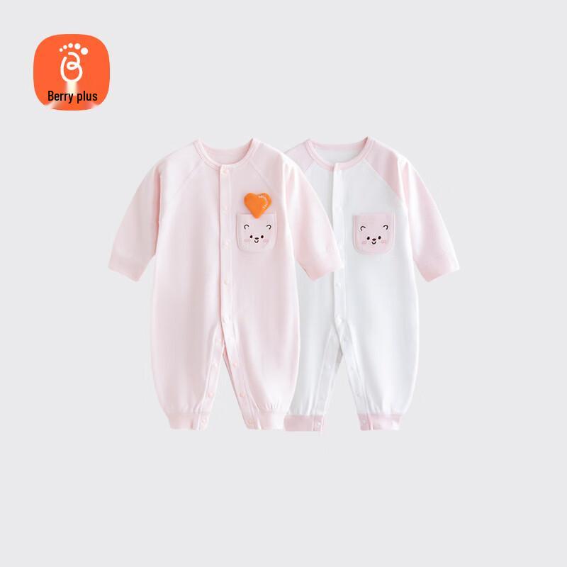 Хлопковый комбинезон с длинным рукавом для новорожденных Babyprints, 2 шт. 73