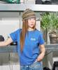 NOT NEW Summer Nn Label Pattern Beanie Blue