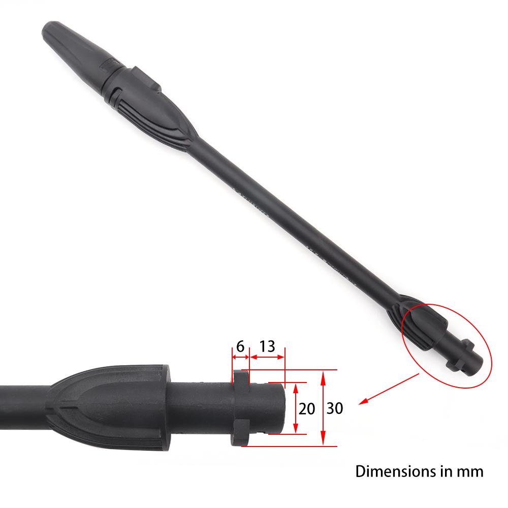 Pressure Washer Wand Tip Car Washer Rotating Turbo Lance Nozzle Tip for Karcher K2 K3 K4 K5 K6 K7 High Pressure Washers