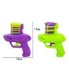 Mini Carrot Flying Disc Launcher Toy Gun Battle Outdoor Multi Person Sports Soft Bullet Gun Safety Carrot Flying Saucer Gun Gift