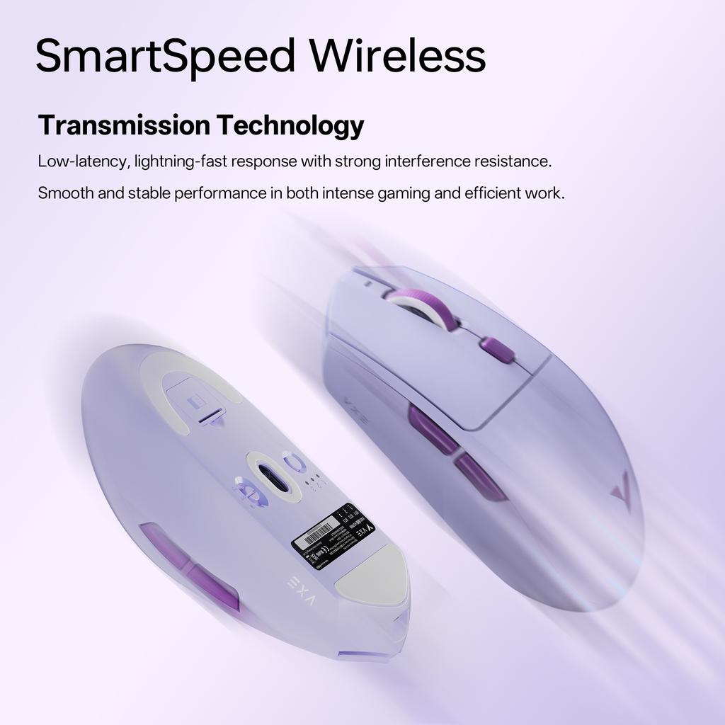 ATK VXE Dragonfly V3 PRO Bluetooth Gaming Mouse PAW3395SE 2.4G Wireless E-sports Mice Rechargeable Lightweight Ergonomic