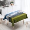 Beautiful Natural Scenery Printed Tablecloth Outdoor Picnic Camping  Stain Resistant Waterproof Table Home Decoration