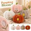 Plush Throw with Pumpkin and Design for Sofa Couch Home Decor