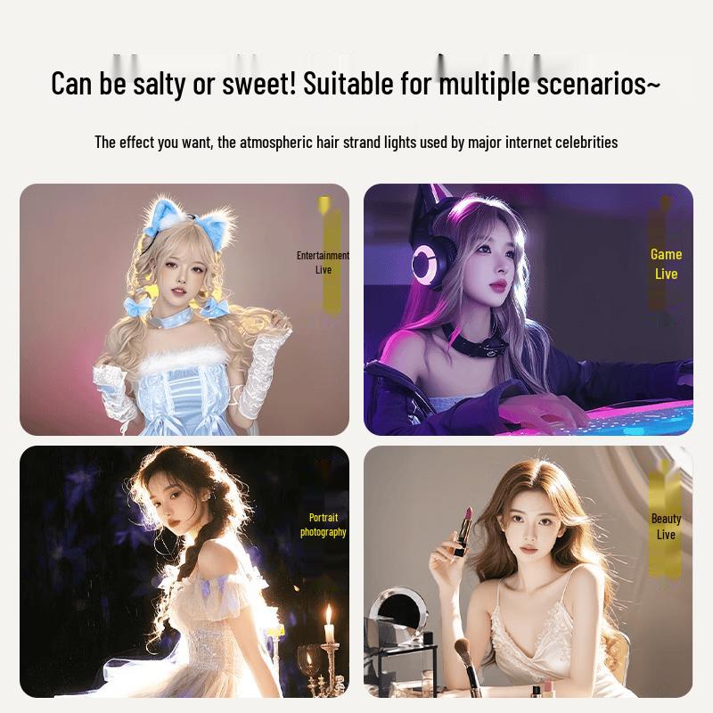 Beiyang 40W COB Hair Light for Live Stream & Photography