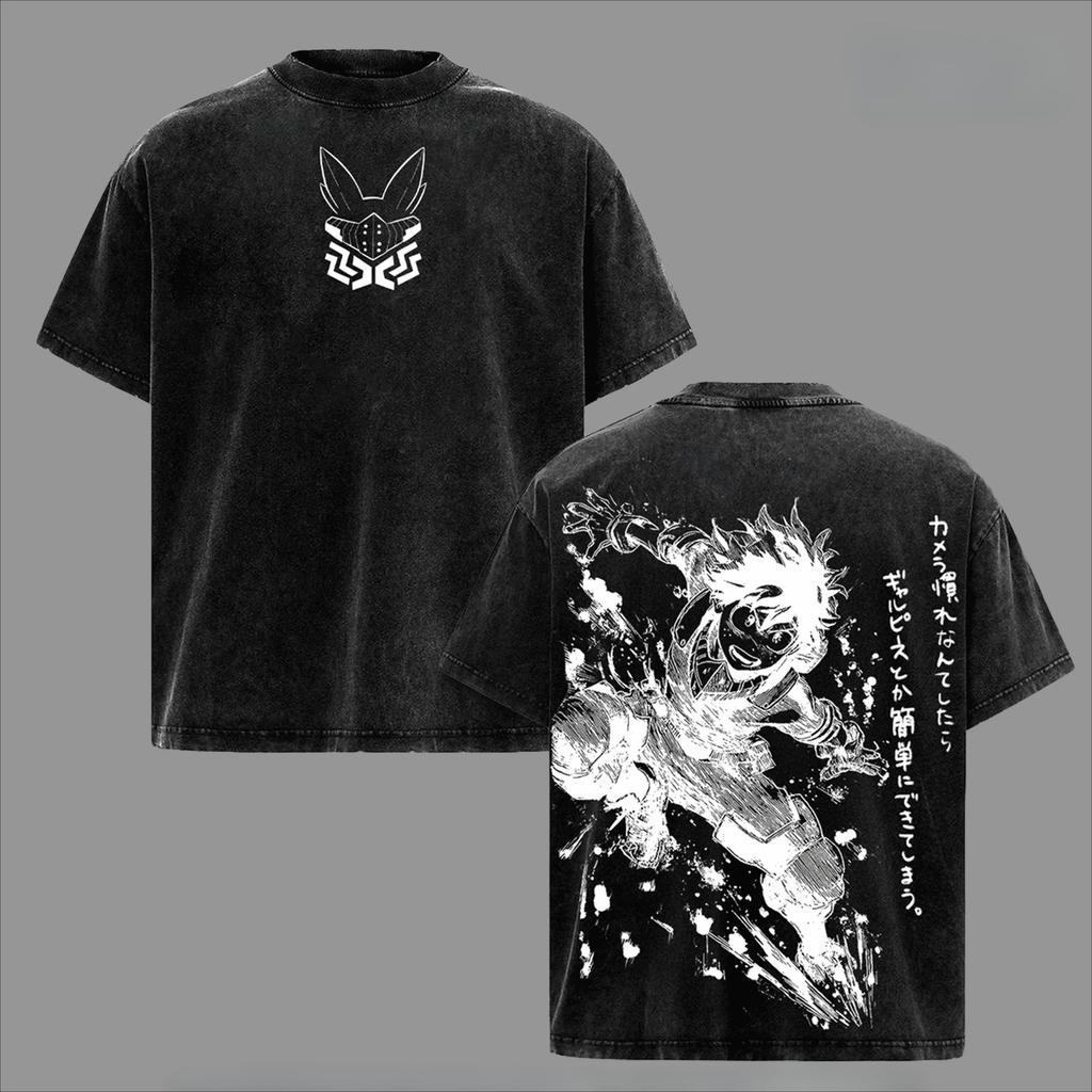 Midoriya Izuku My Hero Academia T-shirt Anime Gotica Y2k T-shirt Lavata Estiva Manica Corta 100% Cotone Magliette Top Abbigliamento Uomo