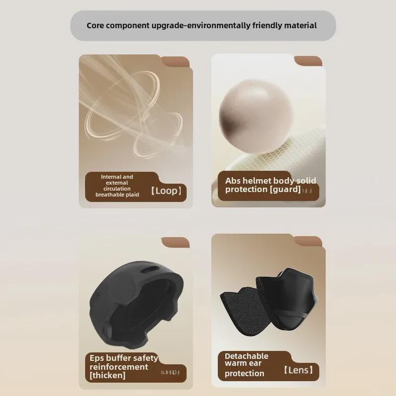 Universal Electric Vehicle Helmets for Men and Women - All-Season Safety for B-Type Battery Vehicles