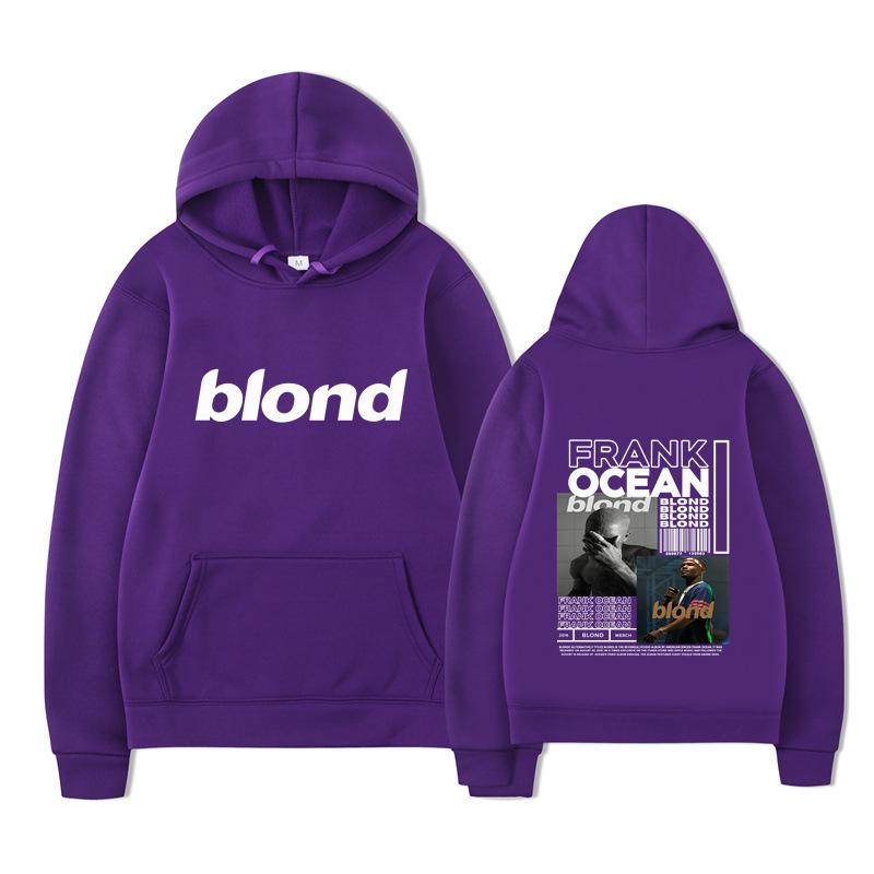 New blond Amazon autumn and winter new fleece urban casual hooded sweater