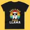 She A Bad Mama Llama Womens T-Shirt Mens Tops Tees Unisex