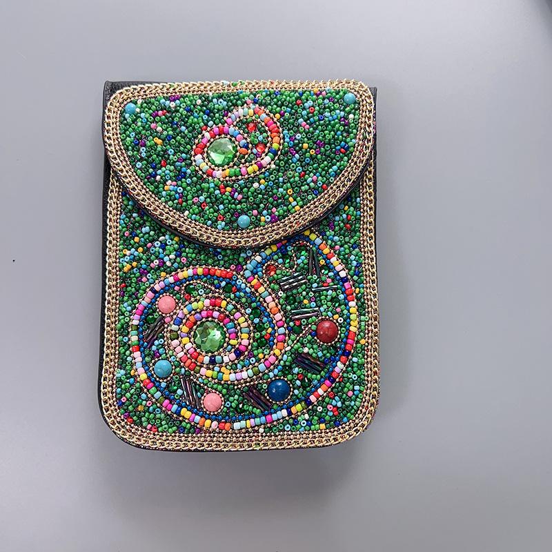 Boho Vintage Veske - Flerroms premium tekstur myk moteriktig allsidig håndlaget dusk risperler