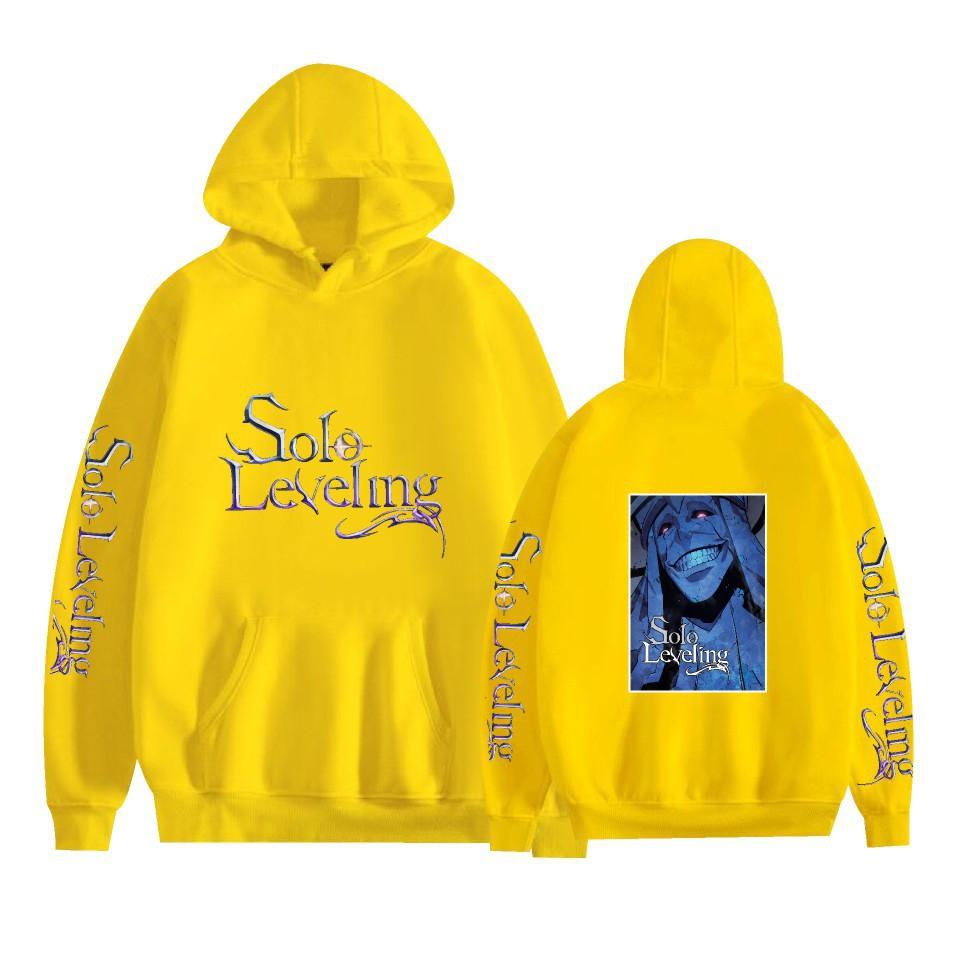 Solo Leveling Cartoon Hoodie Sweatshirt for Mens Womens Unisex Graphic Printed Cool Streetwear Hoodie
