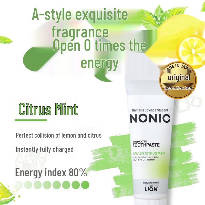 Lion NONIO Citrus Mint Fresh Breath Toothpaste