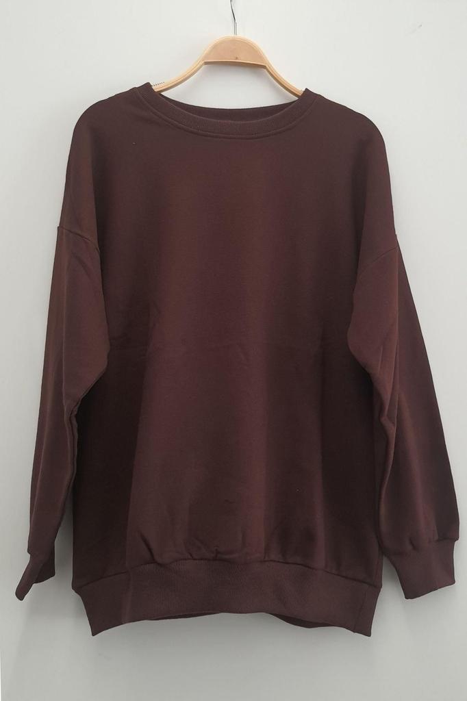 Damen Stil Übergröße Sweatshirt Plus Size Basic Bezauberndes Grün Sweatshirt