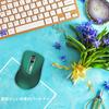 memzuoix Wireless 1400 DPI Computer Wireless Mouse with USB Portable USB Wireless Battery Powered Cordless Mouse for 5 Dark Green 2.4G Mouse,