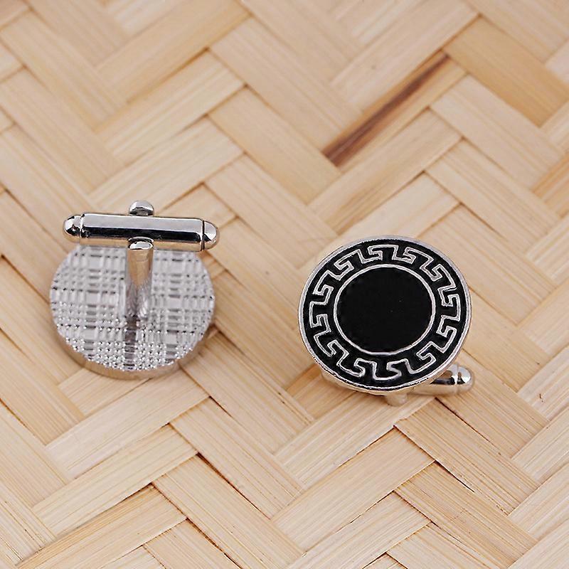 New stylish round French cufflinks for men's shirts, cufflink accessories B1106