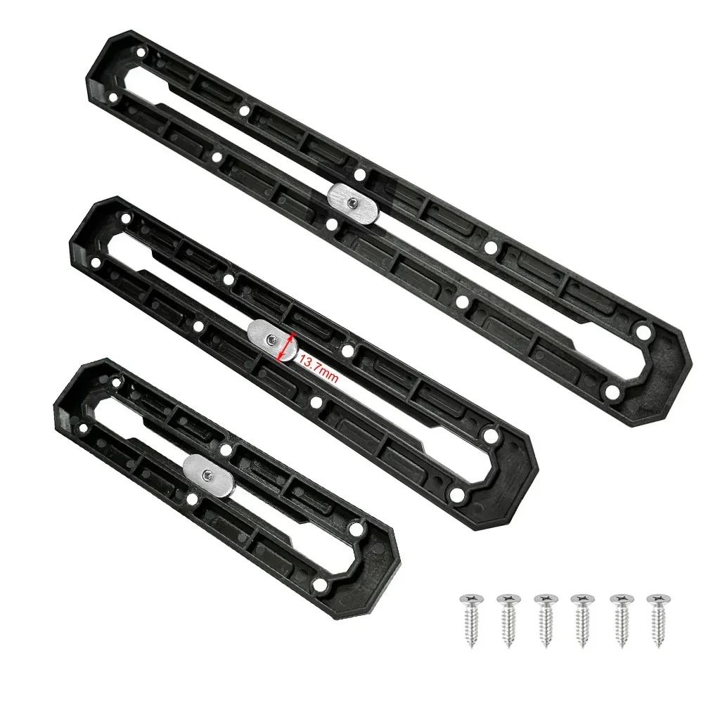 Kayak Track Base Low Profile Kayak Gear Rail Mount Track with Smooth Surfaces for Canoe Kayak Power Boat Tractor