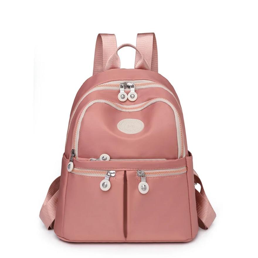 Fashion Laptop Backpack High Capacity Nylon Schoolbags for Women Backpacks Travel Shoulder Bag Women's Small Rucksack Daypack