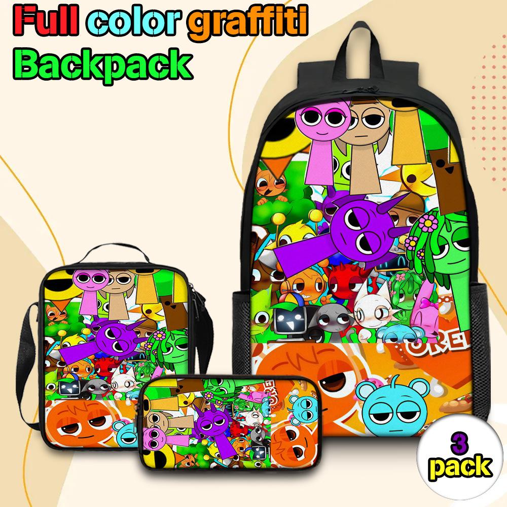 Rhythmus Box Rucksack Grundschultasche Leichte Lastenreduzierung Kinderrucksack Umhängetasche