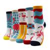 5 Pairs Fashion Colorful Kawaii Cute Cartoon Cotton Women Socks