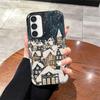 Soft Cover Capa Phone Case for Samsung Galaxy S25 A56 A16 S23 A36 S23Ultra S20 FE S25Ultra S24 Ultra A26 A Quiet Christmas Night