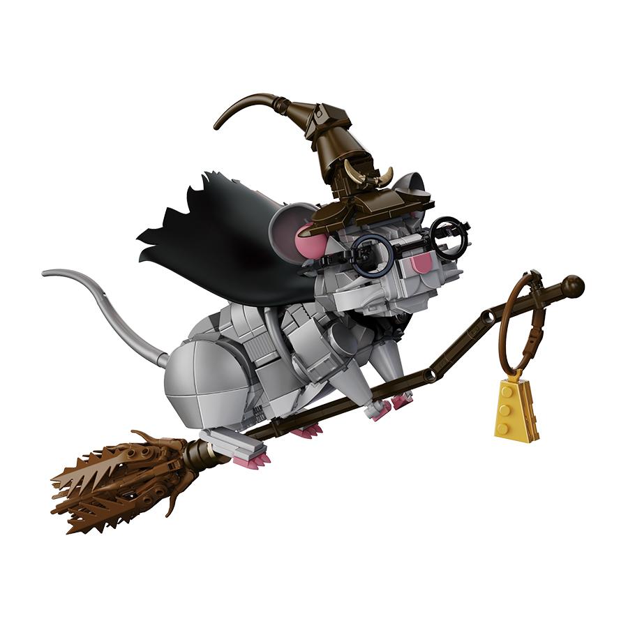 Non-Toxic New Magic Mouse Building Blocks Set Kids Toys Moc Bricks Game Models Figurine Decorations For Halloween Gifts