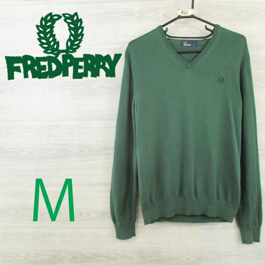 [USED] FREDPERRY V-neck knit M0821c