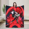 Anime Kettensäge Reze Super Warme Decke Reise Plüsch Bettwäsche Überwürfe Neuheit Sofa Stuhl Flanell Tagesdecke Sofabettbezug