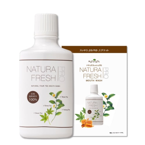 

Natura s Natura Fresh Pro (100% natural tea-derived ingredients) mouthwash (500ml) with leaflet, prevents bad breath, large capacity (no added fragran