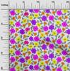 oneOone Cotton Flex Ronchi Fabric Leaves & Flower Quilting Supplies Print Sewing Fabric By The Yard 40 Inch