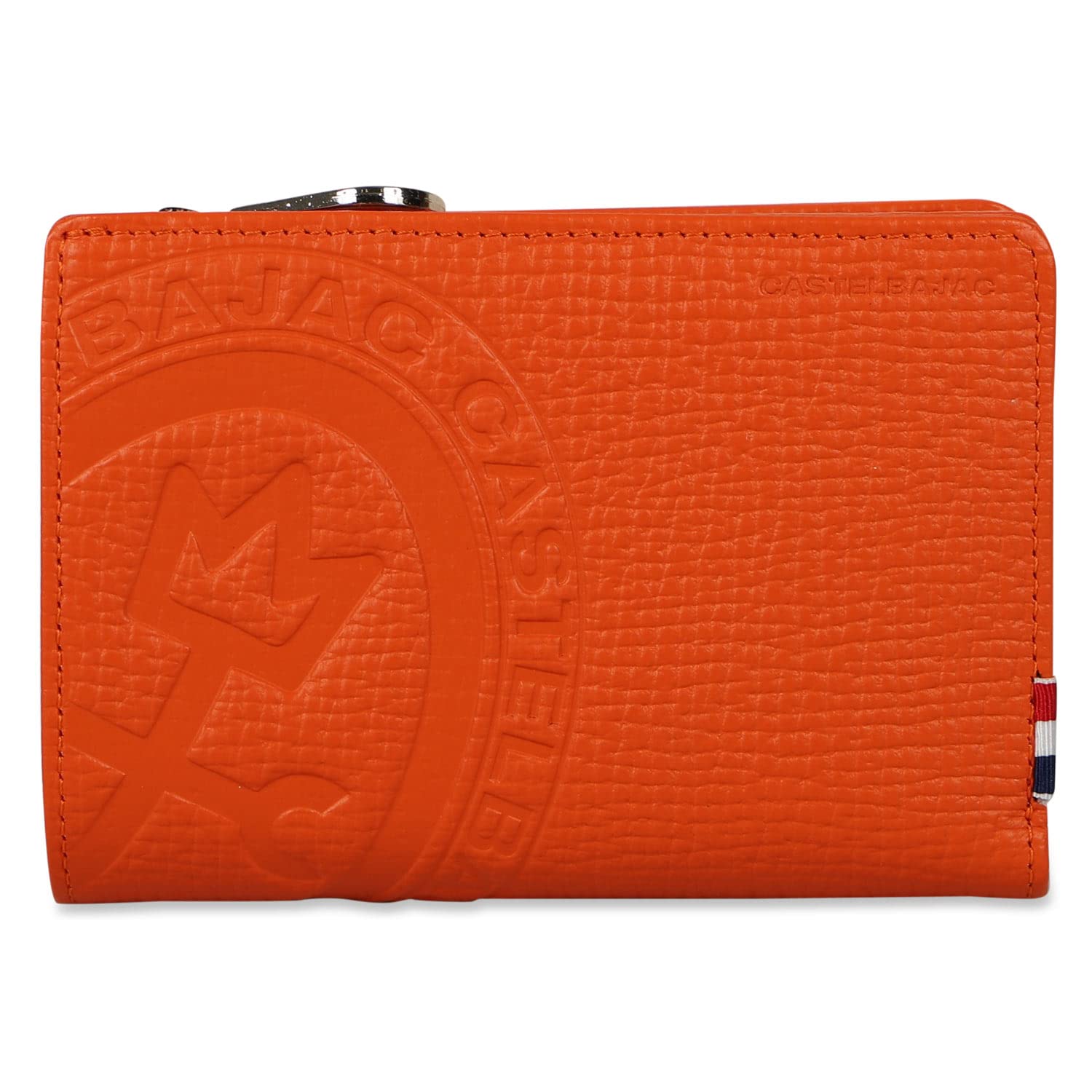 

Bifold Wallet Piccolo Genuine Leather Zipper PICCOLO SERIES WALLET 22615 Orange [Castelbajac] L-shaped Men s Women s помаранчевий