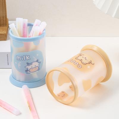 Kawaii držák na pero Stolní organizér INS Nová móda Roztomilý medvěd Bunny Kancelářské potřeby Krabička na make-up Držák na tužky Stojan na štětce
